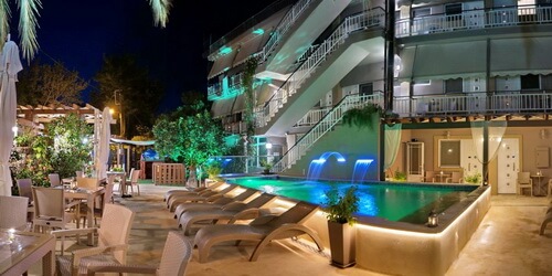 Photo of Galazio Asteri 1 Hotel's pool at Mytilene, Lesvos, Greece